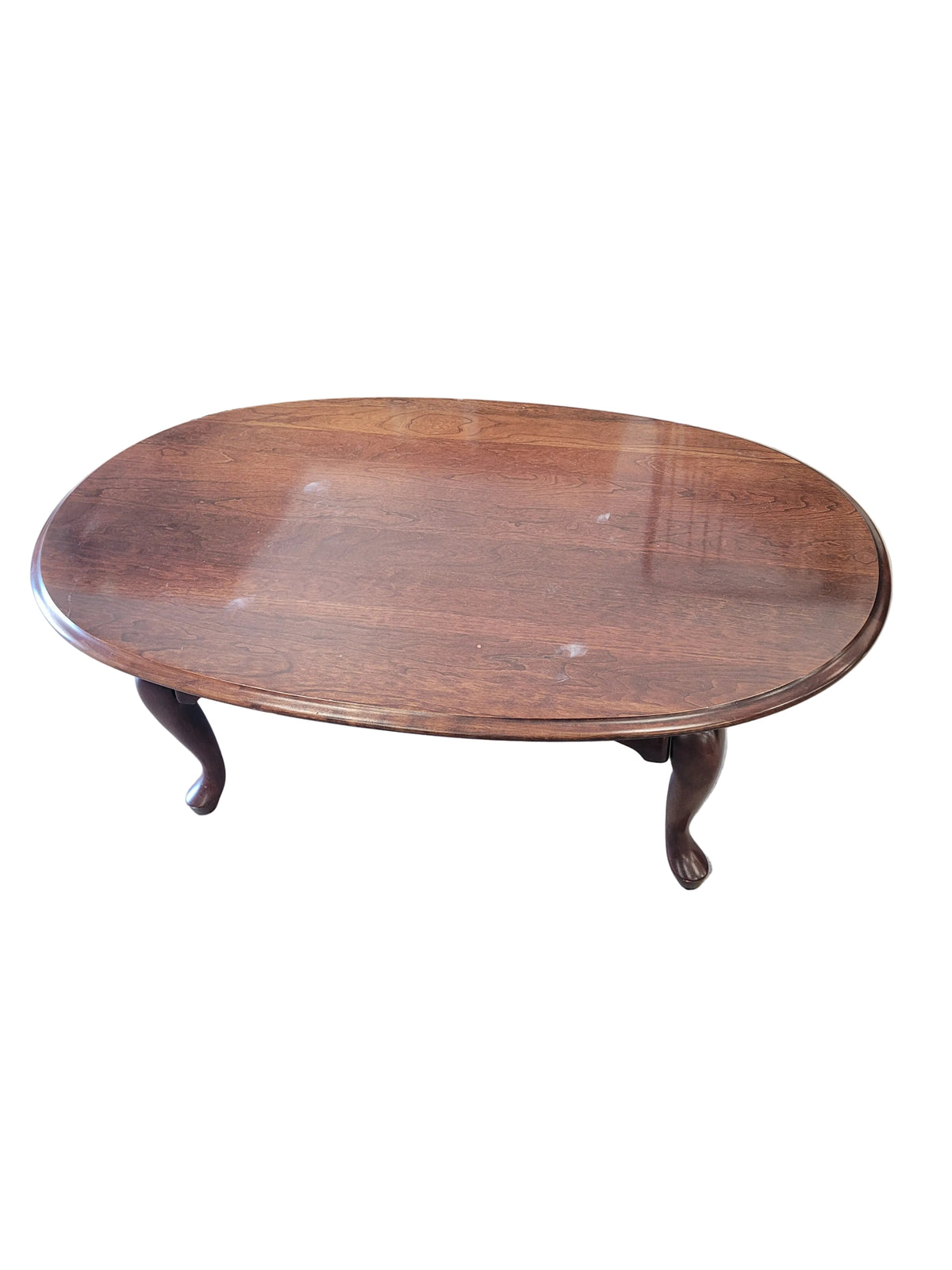 Queen Anne Oval Coffee Table