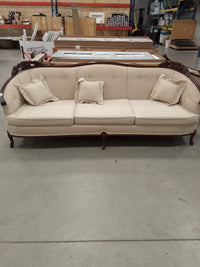 91"W French Provincial Style 3-Seat Sofa