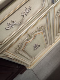 71.5"W Antique 5-Drawer Dresser