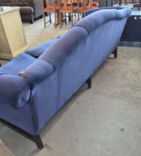 Periwinkle Blue Down Filled Sofa