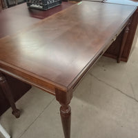 60"W Solid Wood Desk with Single Drawer