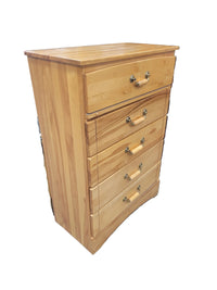 Light Oak Tallboy Dresser