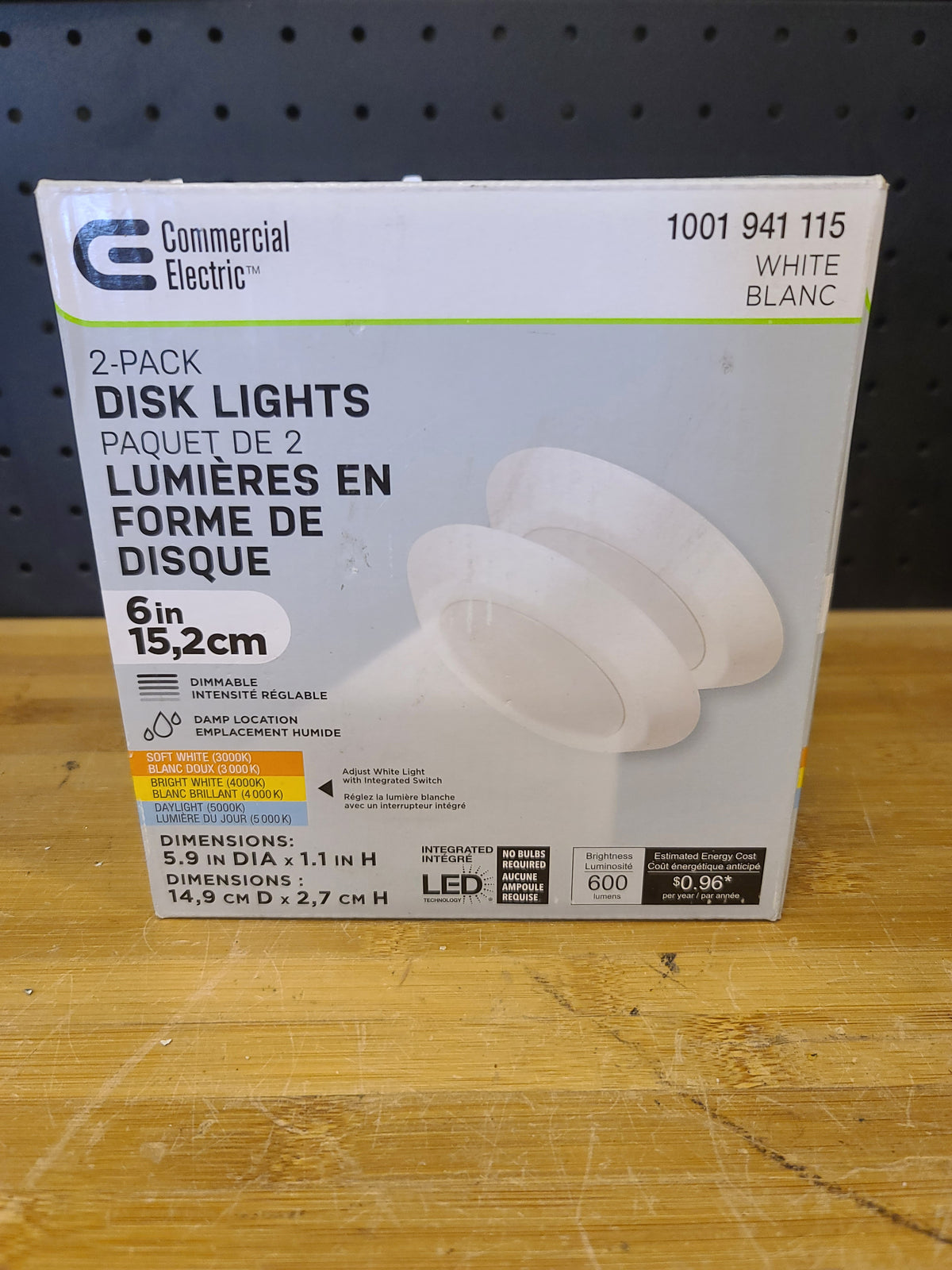 2-Pack Disk Lights