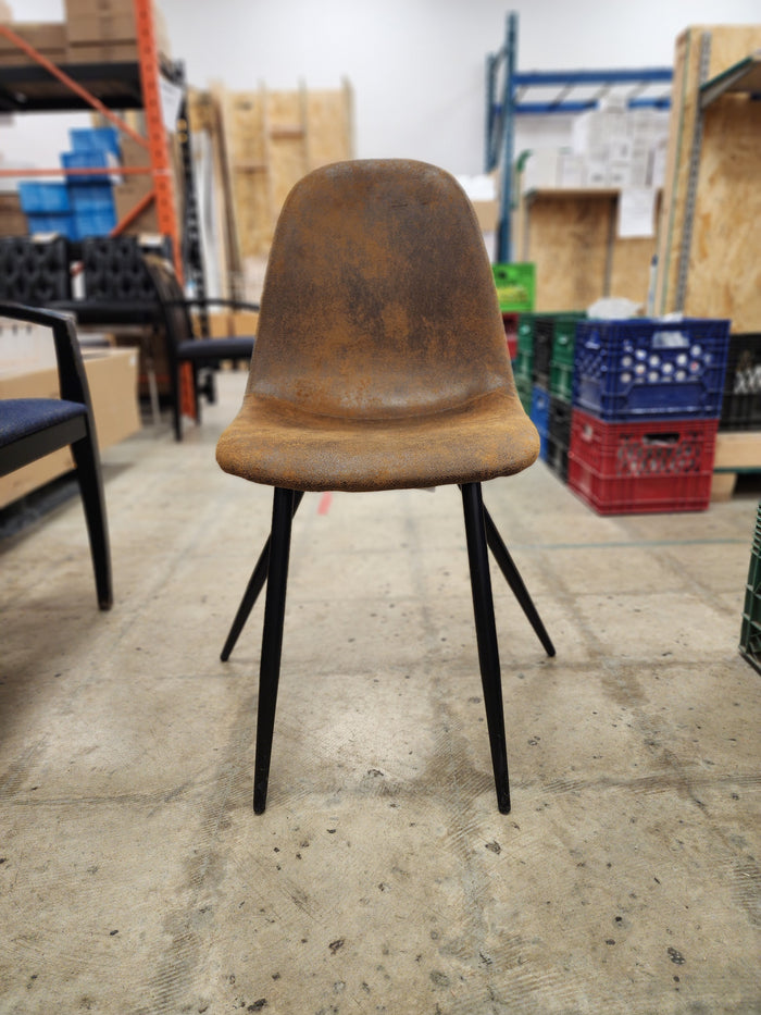 Modern Brown Upholstered Chair