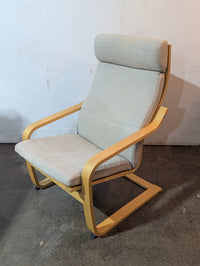 IKEA POANG Birch/Beige Armchair