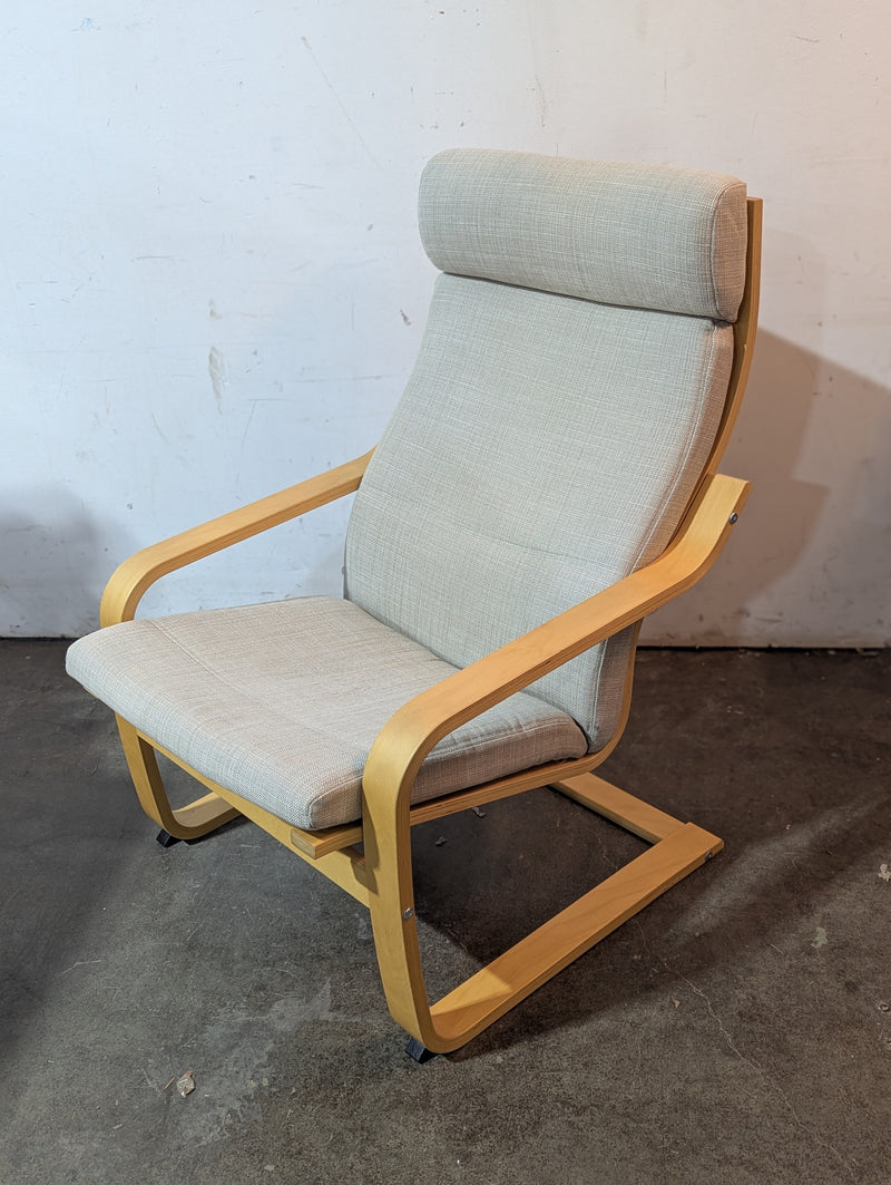 IKEA POANG Birch/Beige Armchair