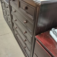 42"W 5-Drawer Tall Boy Dresser