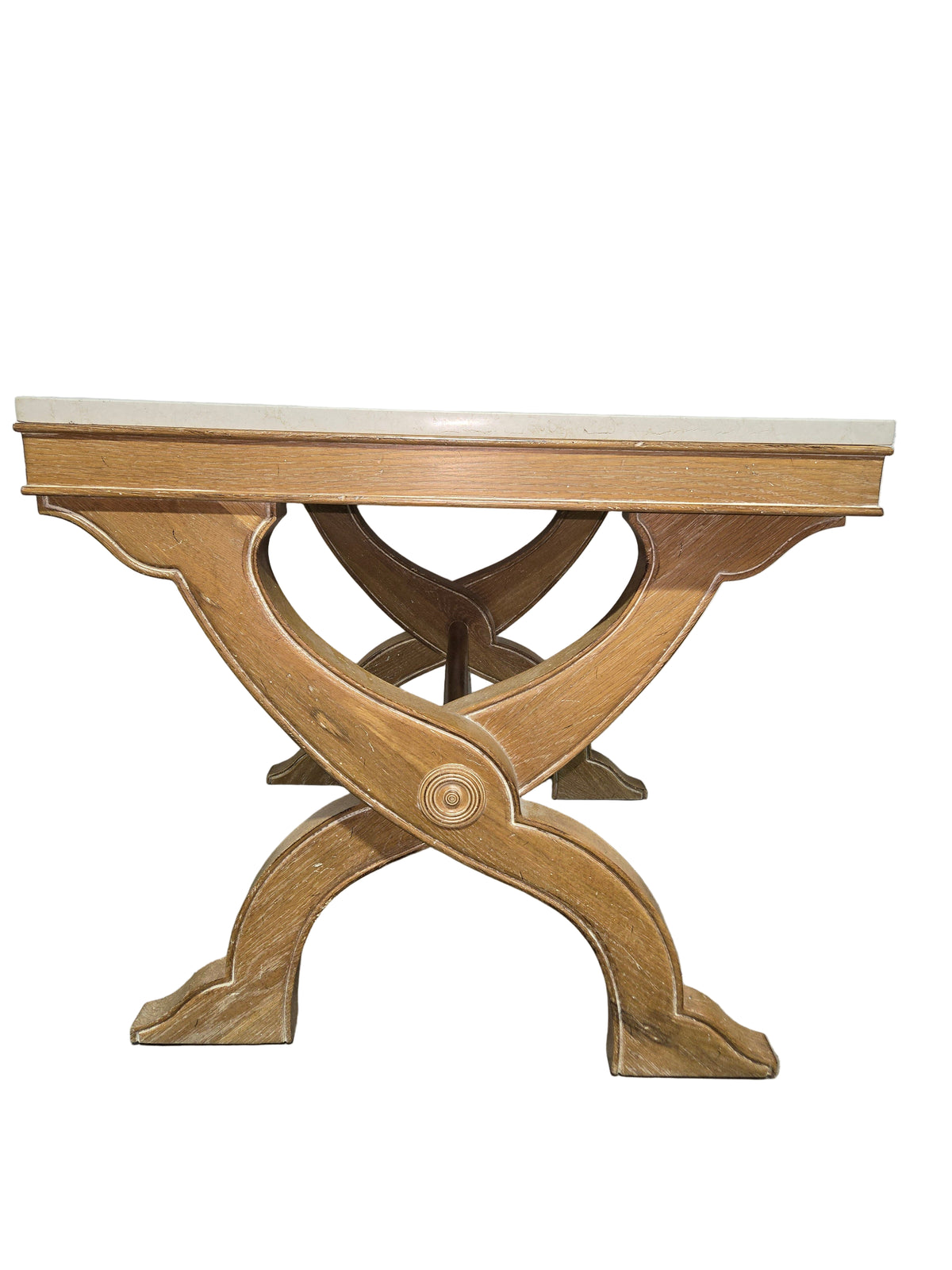 Granite-Top Accent Table