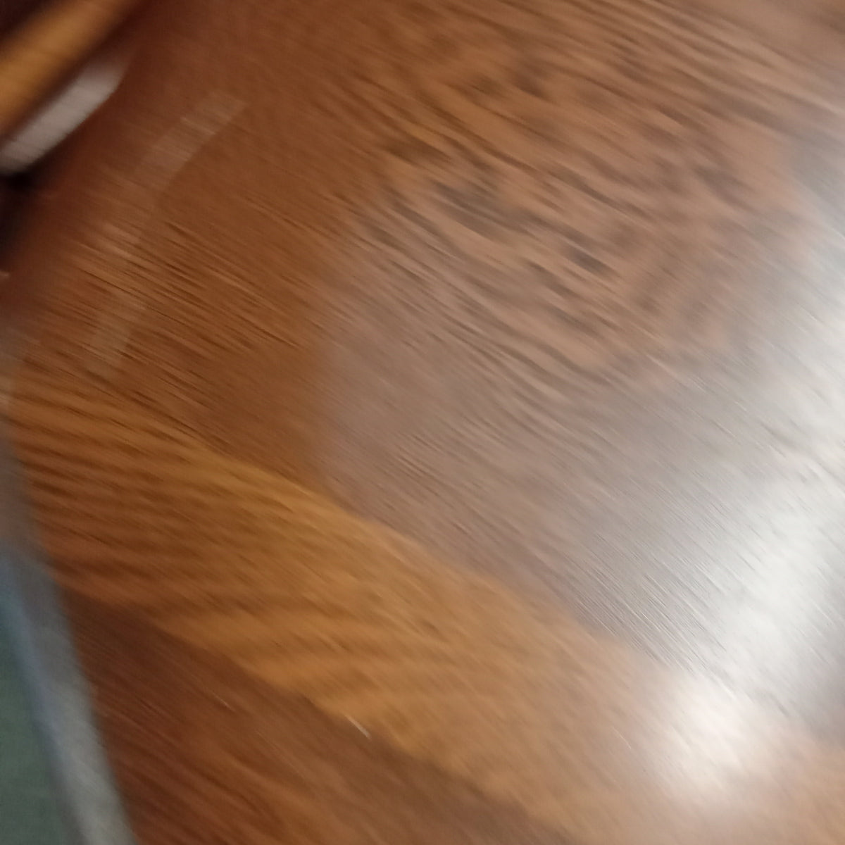 Medium warm Brown vintage wooden Dining Table W/ #MG2