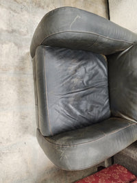 Black Leather Club Chair