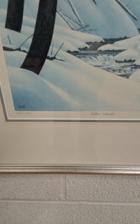 18"W "Elder Woods" Limited Edition Print - Framed