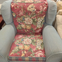 40"W Armchair in Floral Pattern
