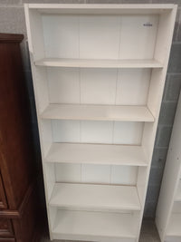 29.5"W White Bookshelf