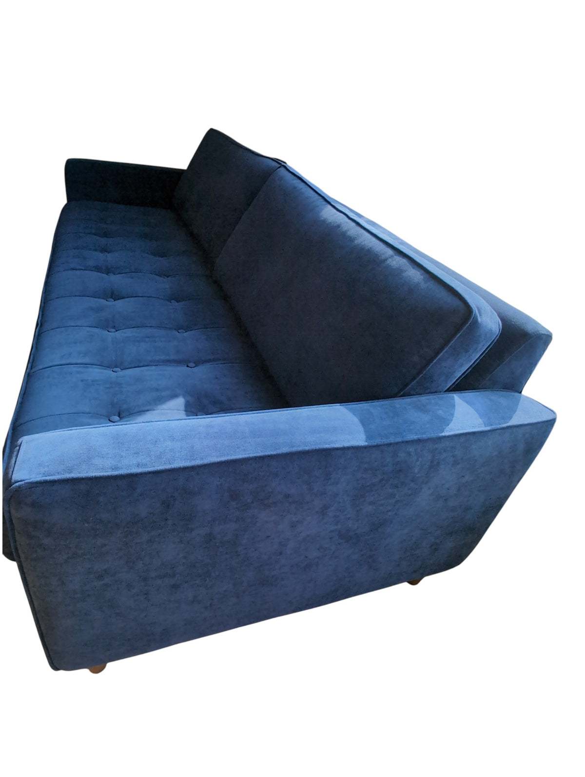 Modern Tufted Deep Blue Sofa