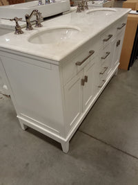 60"W Bathroom Vanity with Double Sink