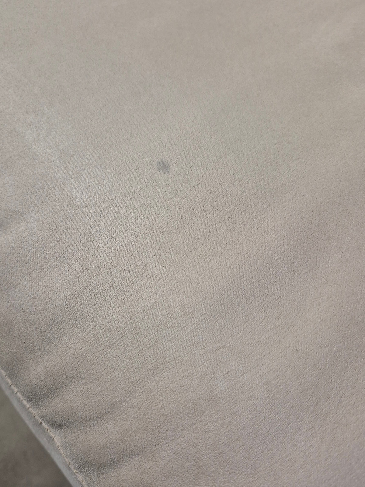 Natuzzi Light Cream Microfiber Sofa