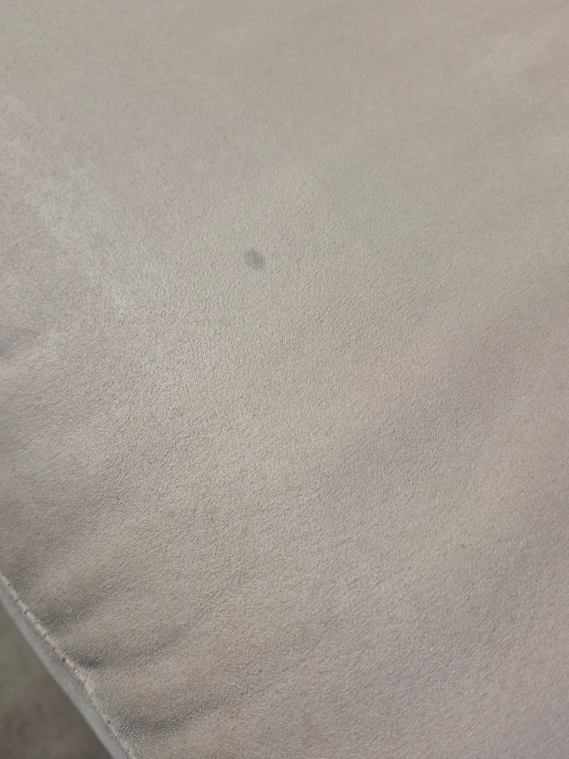 Natuzzi Light Cream Microfiber Sofa