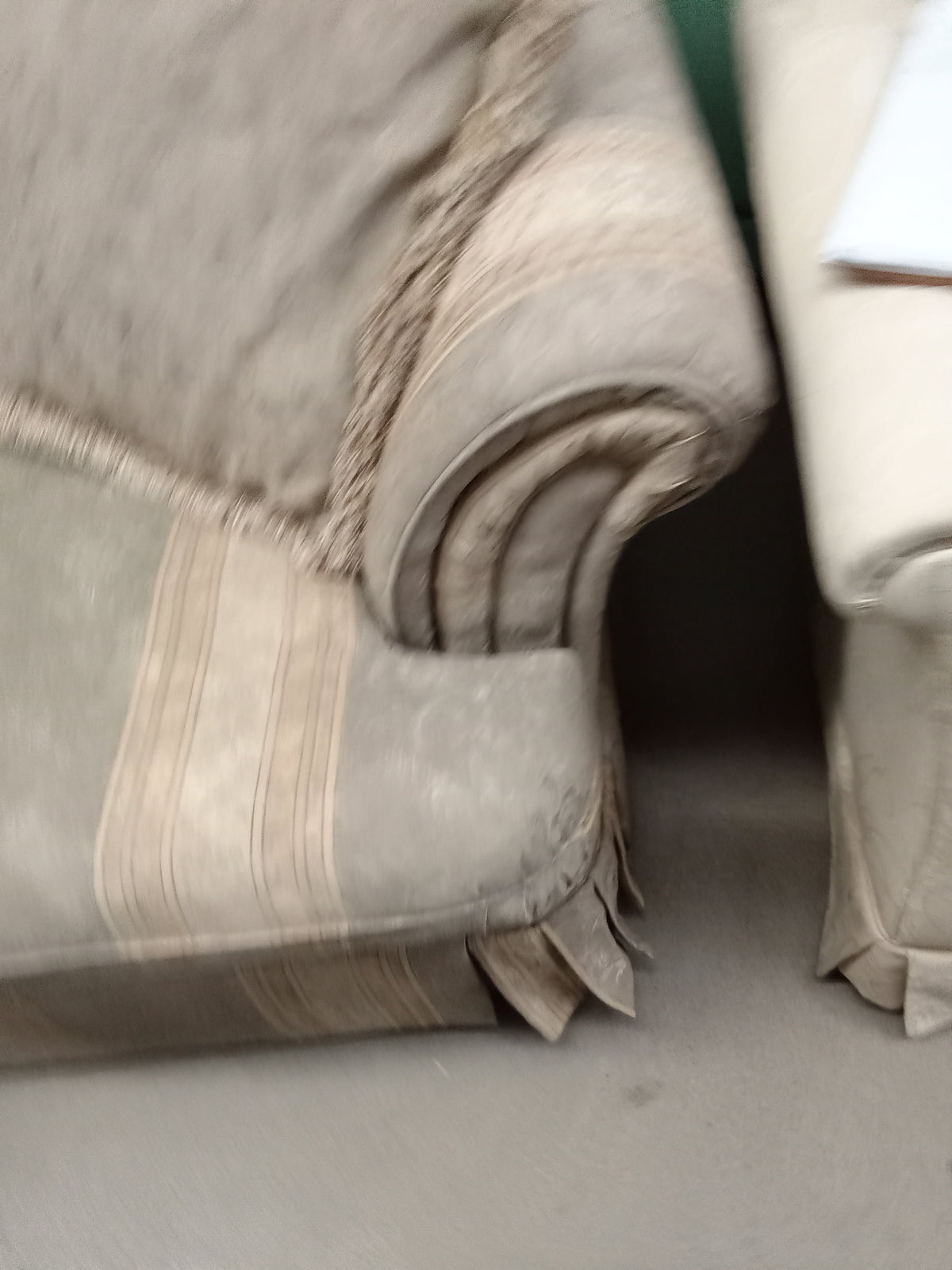 64.5"W Beige Love Seat