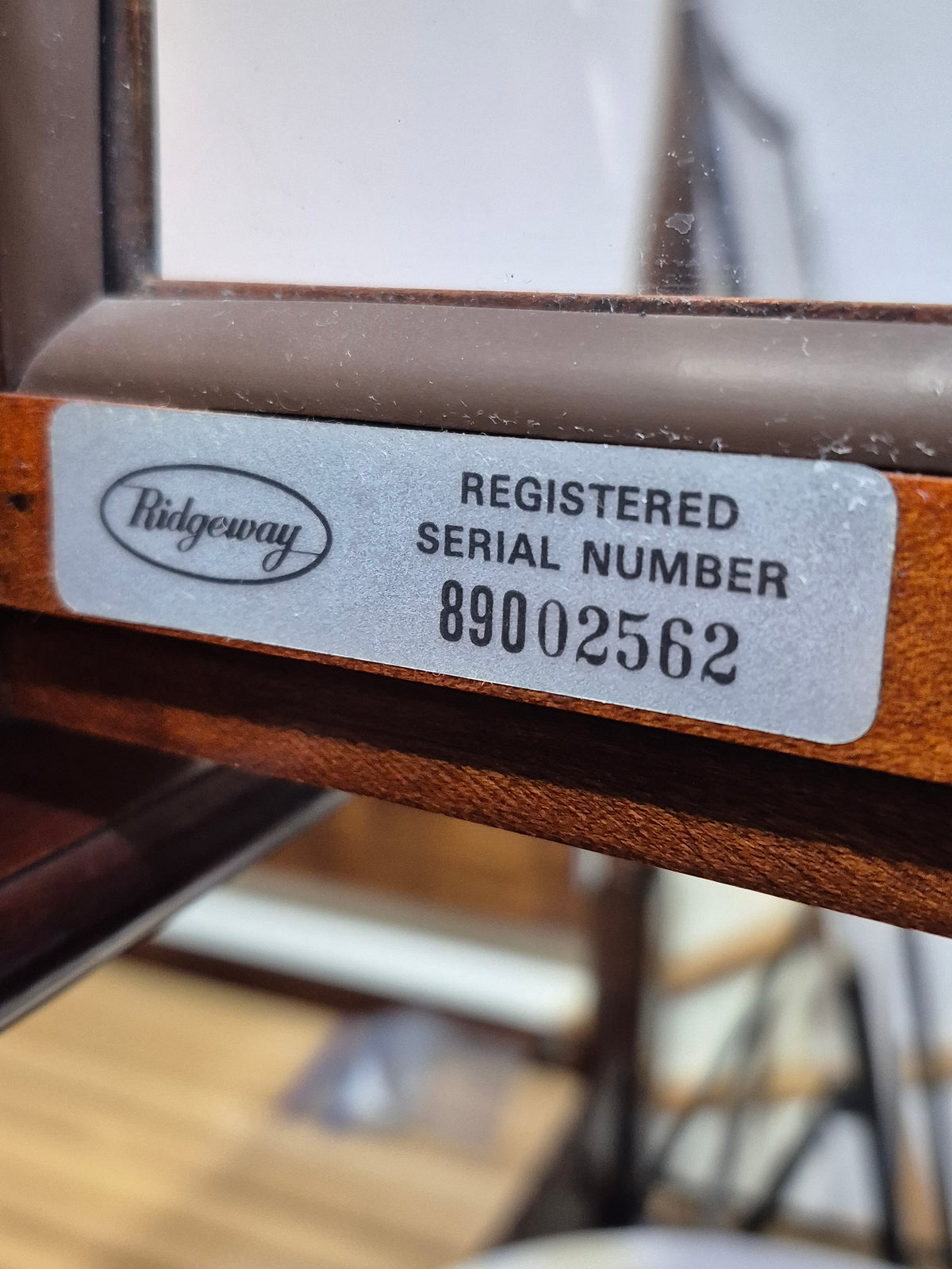 1989 Ridgeway Grandfather Clock