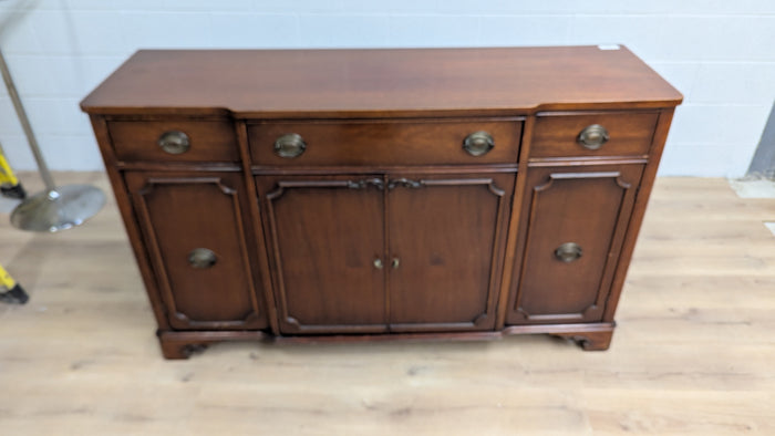 60"W Dark Chestnut Sideboard
