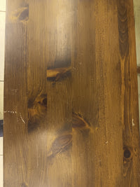 Farmhouse Style Dark Pine Side Table