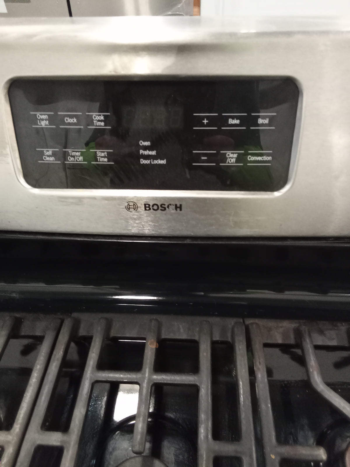 30"W 5-Burner Gas Stove in Black and Stainless Steel