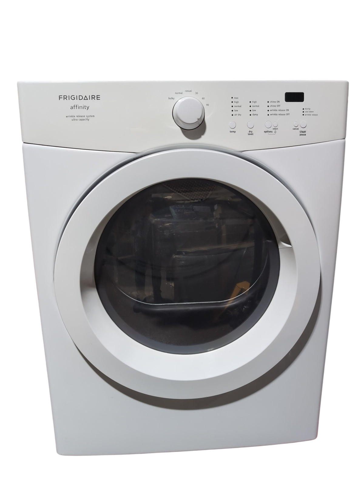 Frigidaire Affinity White Electric Dryer