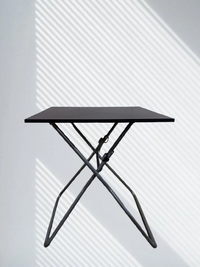 Grey Folding Cart Table