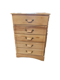 Light Oak Tallboy Dresser