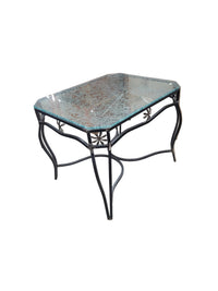 90's Wrought Iron Accent Table