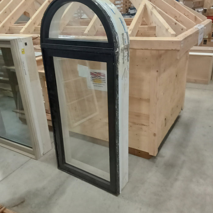27.5"W Fixed Window with Transom