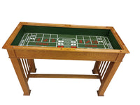 Game Table - Solid Honey Oak