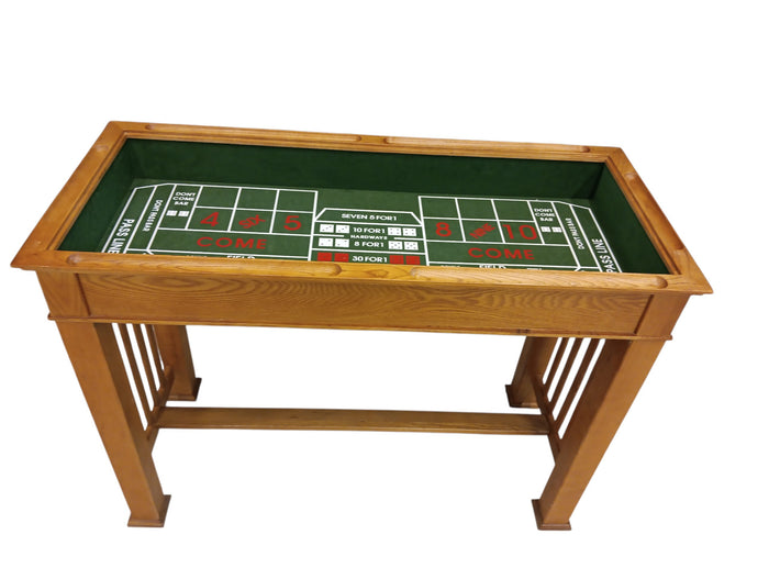 Game Table - Solid Honey Oak