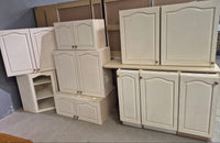Cream Cabinet Set