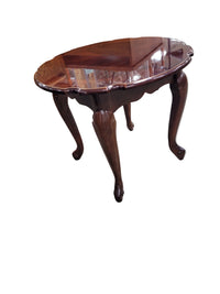 Cherry Piecrust Accent Table