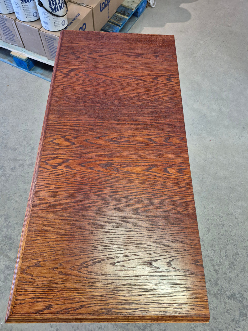 Red Oak Console Table