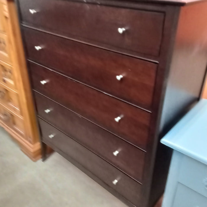 40"W 5-Drawer Tall Boy Dresser