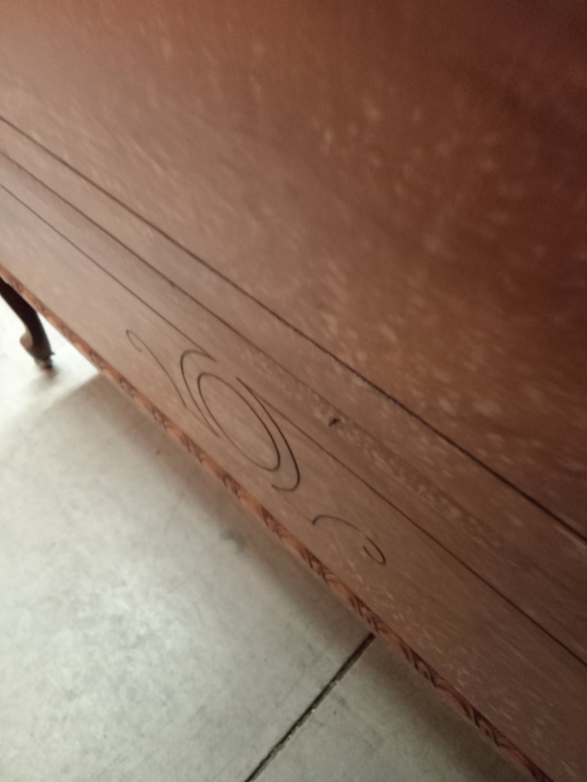 44"W 4-Drawer Wooden Dresser with Mirror