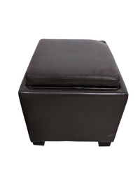 Leather Ottoman