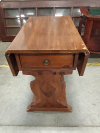 18"W Solid Wood Drop Leaf Table