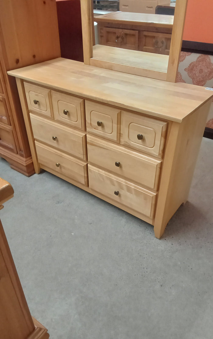 44.5"W 6-Drawer Dresser with Mirror