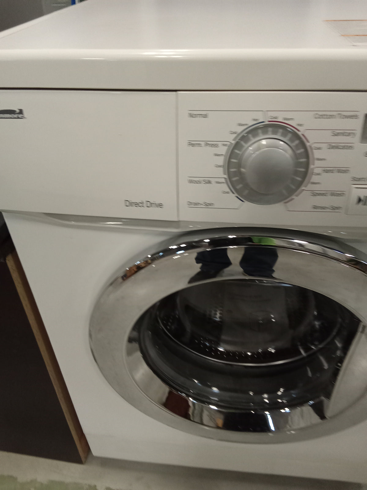 23.5"W White Front-Load Washing Machine