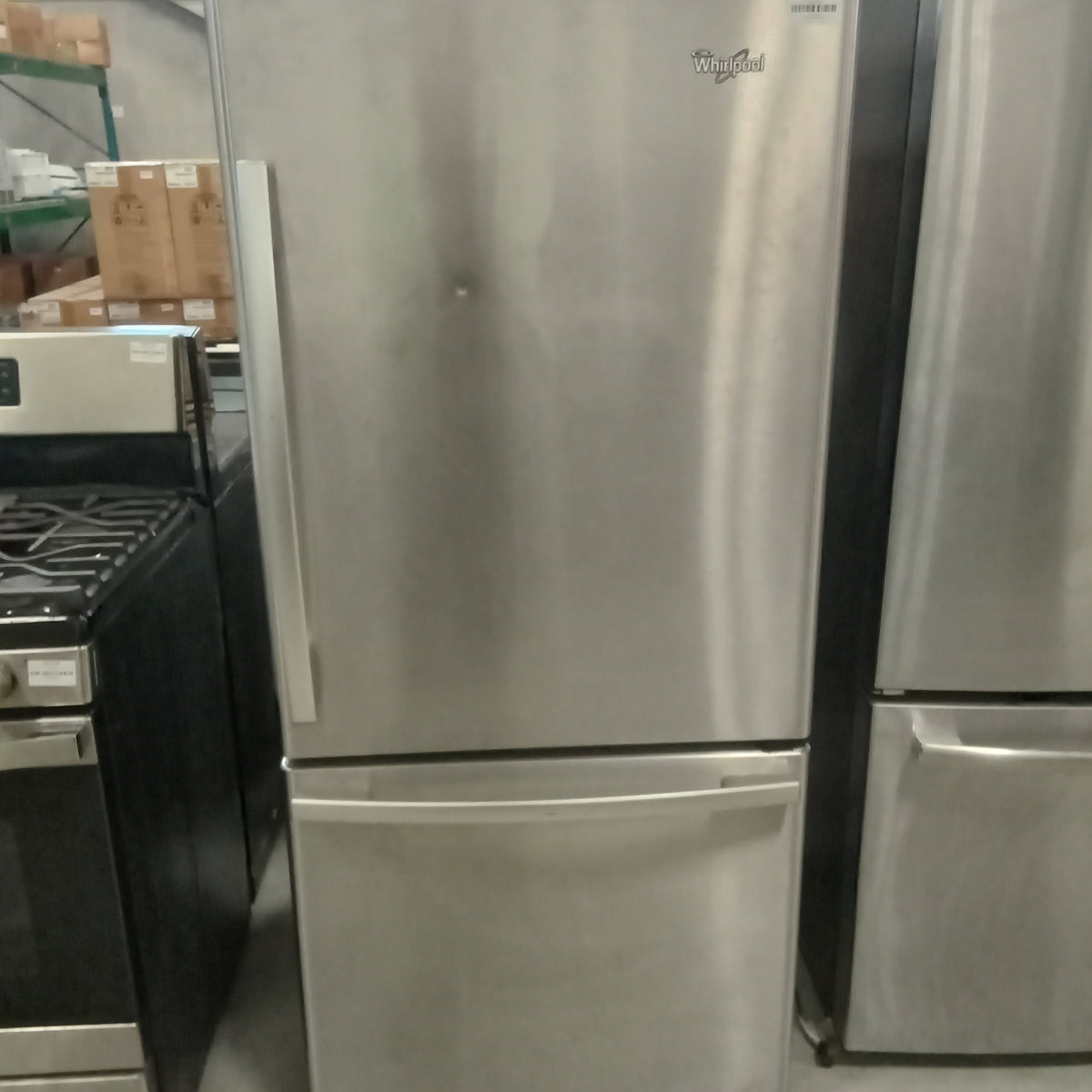 30"W Stainless Steel Fridge Freezer