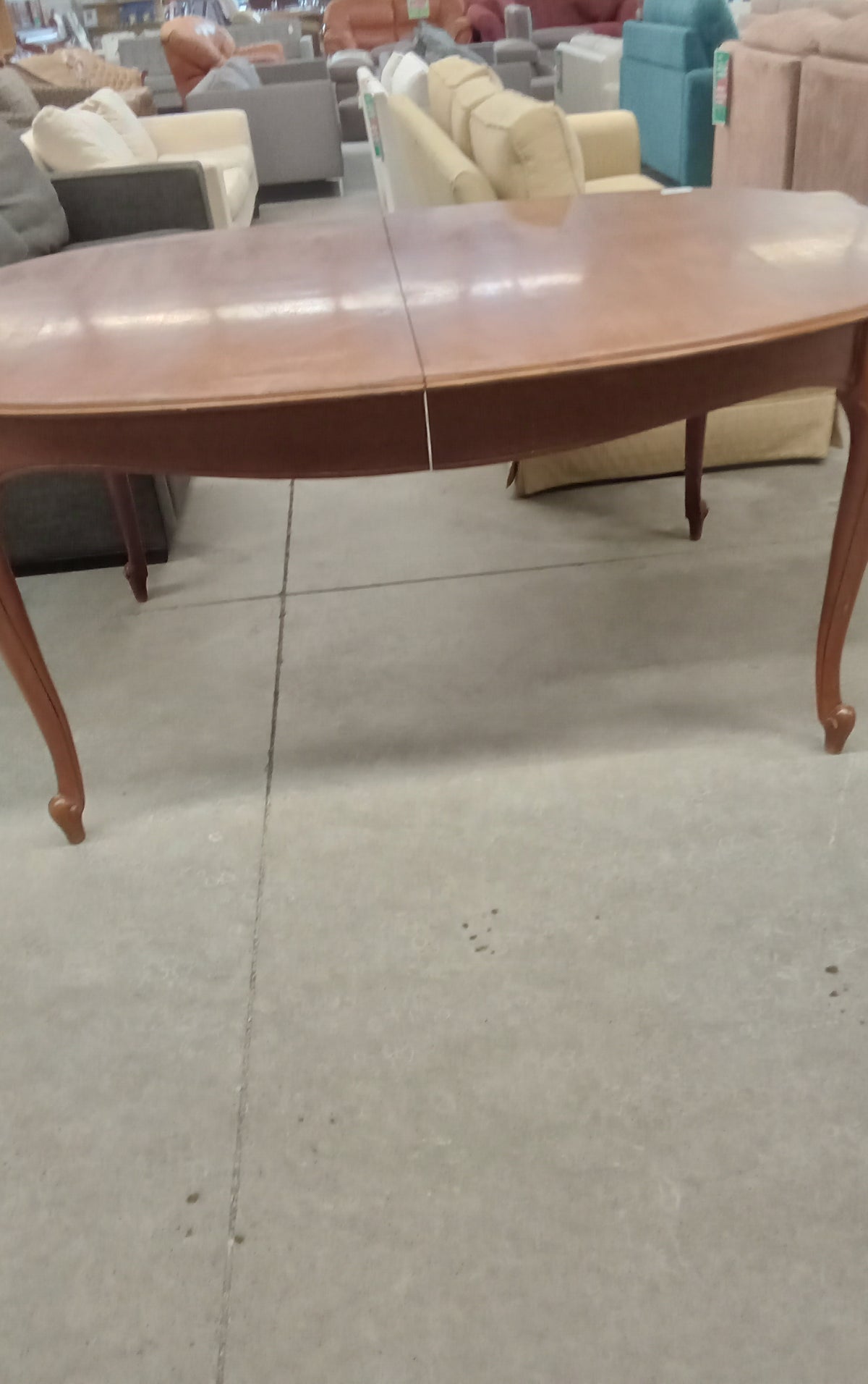 65"W Wood Dining Table
