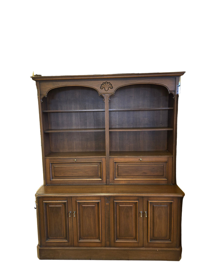 Large Dark Wood Hutch