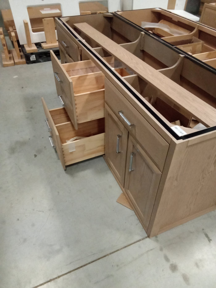 70.5"W Double Vanity Base