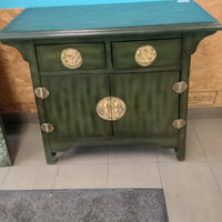 36"W Jade Green Cabinet