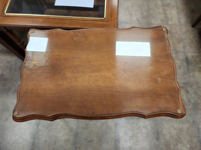 Rectangular 2 Tier Wooden Side Table