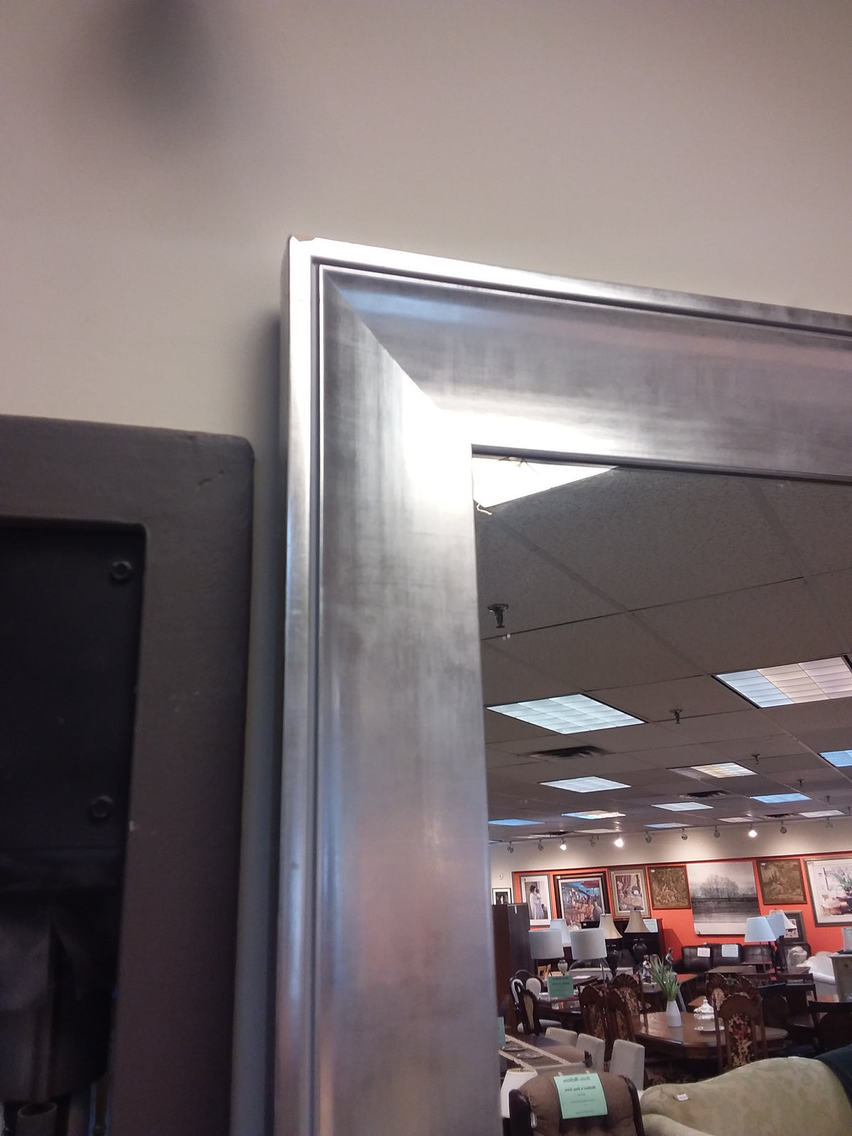 Hallway Mirror With Metal Frame