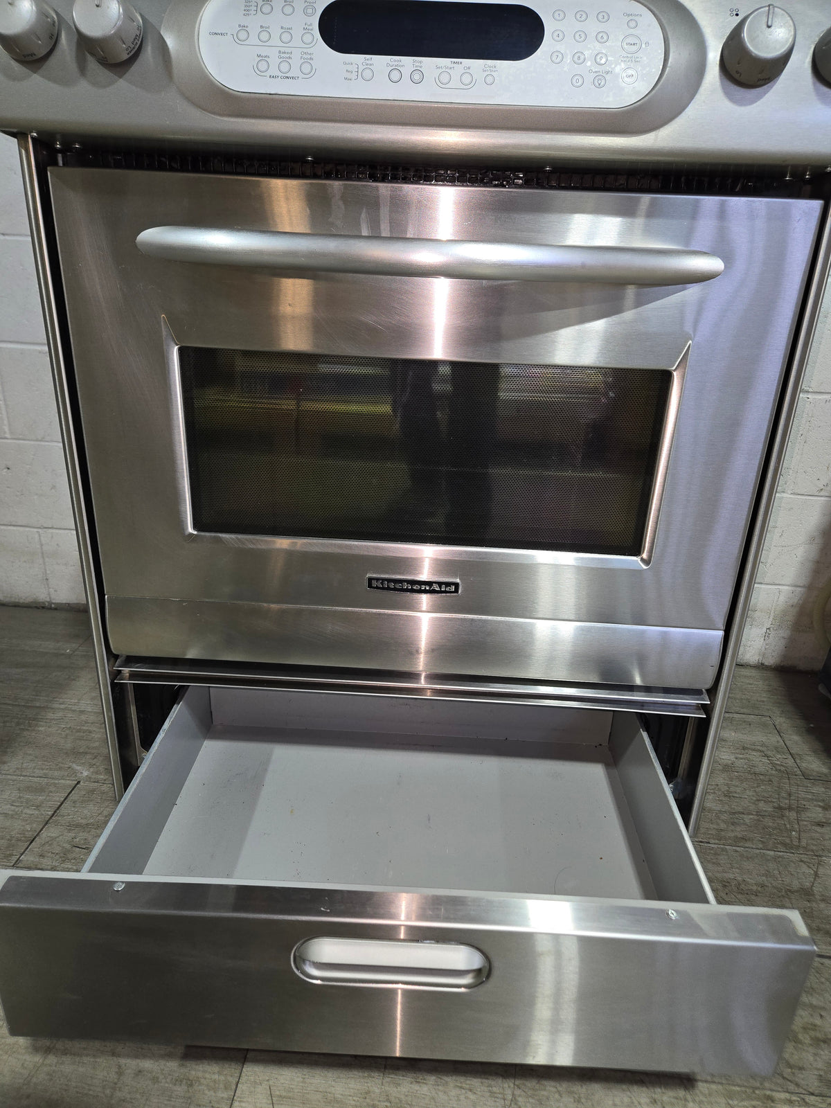 KitchenAid Stainless Steel Electric Stove
